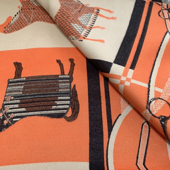 Reversible New Cashmere Western Horse Scarf Shawl Pashmina Blanket Wrap wFringe - Picture 5 of 6